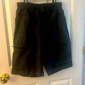 NWOT! Unisex Nike Size Small Black Shorts. Elastic Waist w/ pull. 2 pockets.